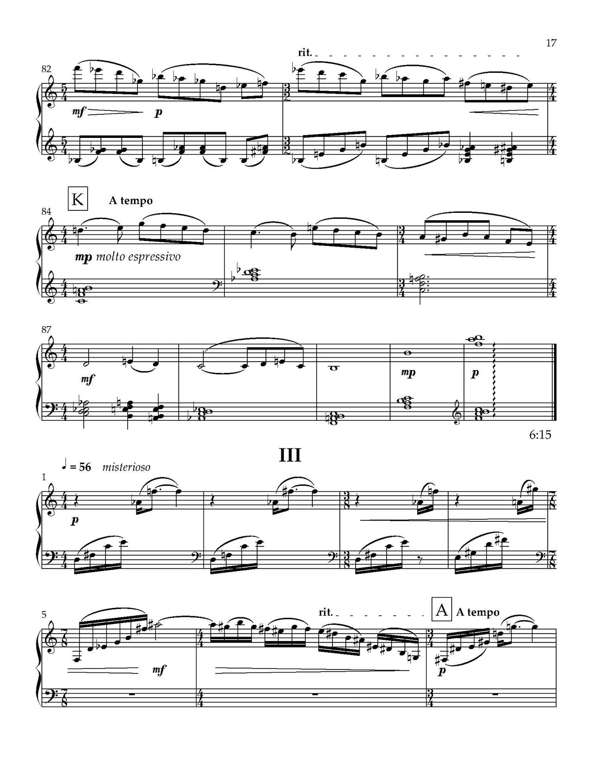 D. Richardson: Four Meditations