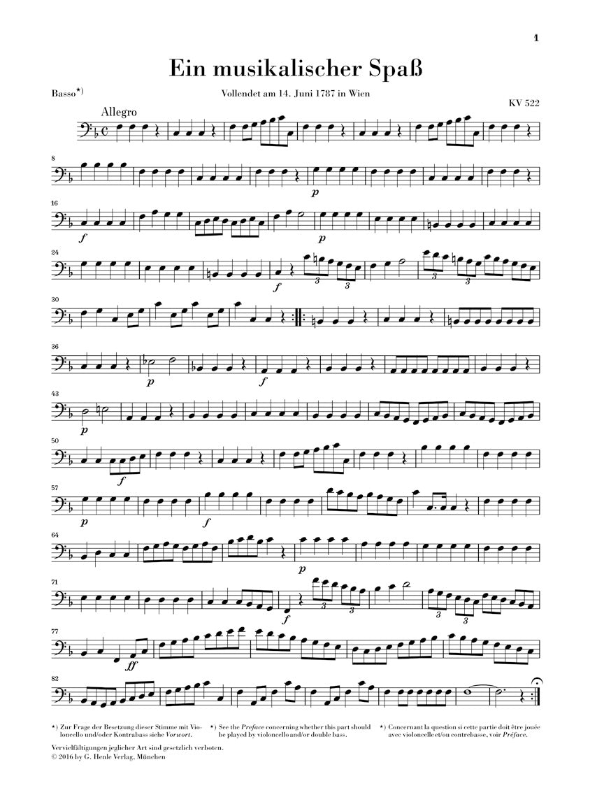 Mozart: A Musical Joke, K. 522