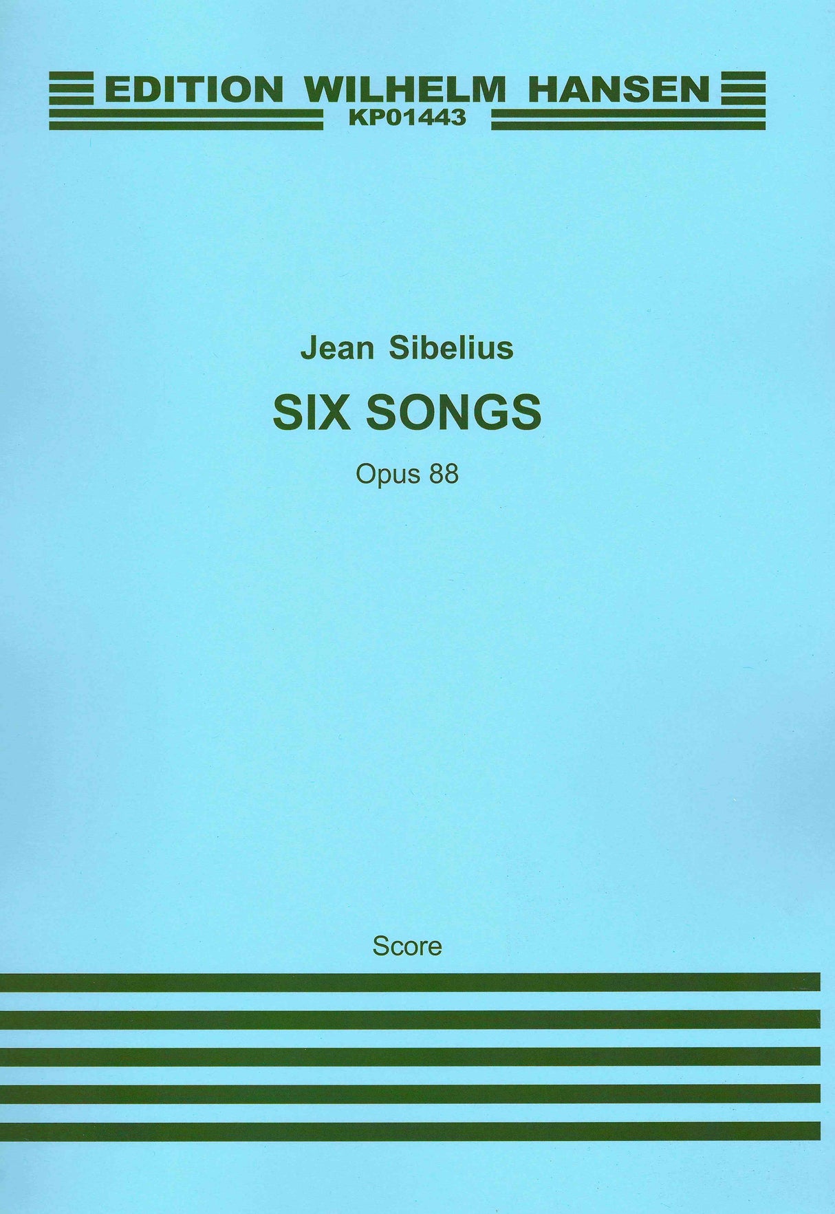 Sibelius: Six Songs, Op. 88 (arr. for voice & orchestra)