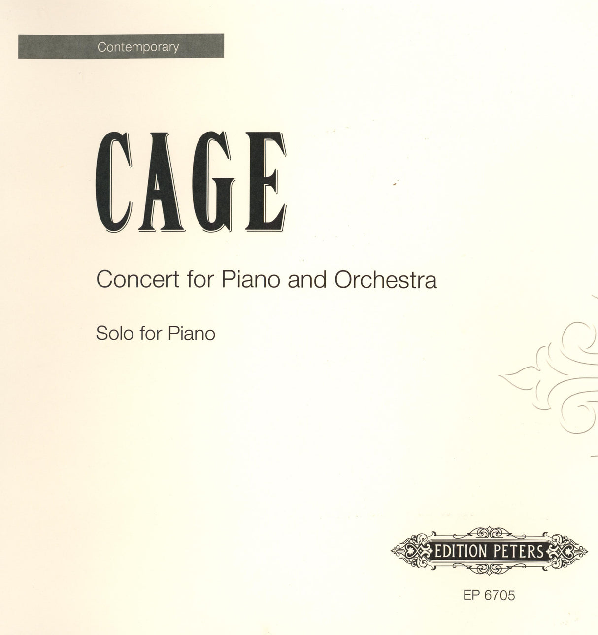Cage: Concert for Piano and Orchestra