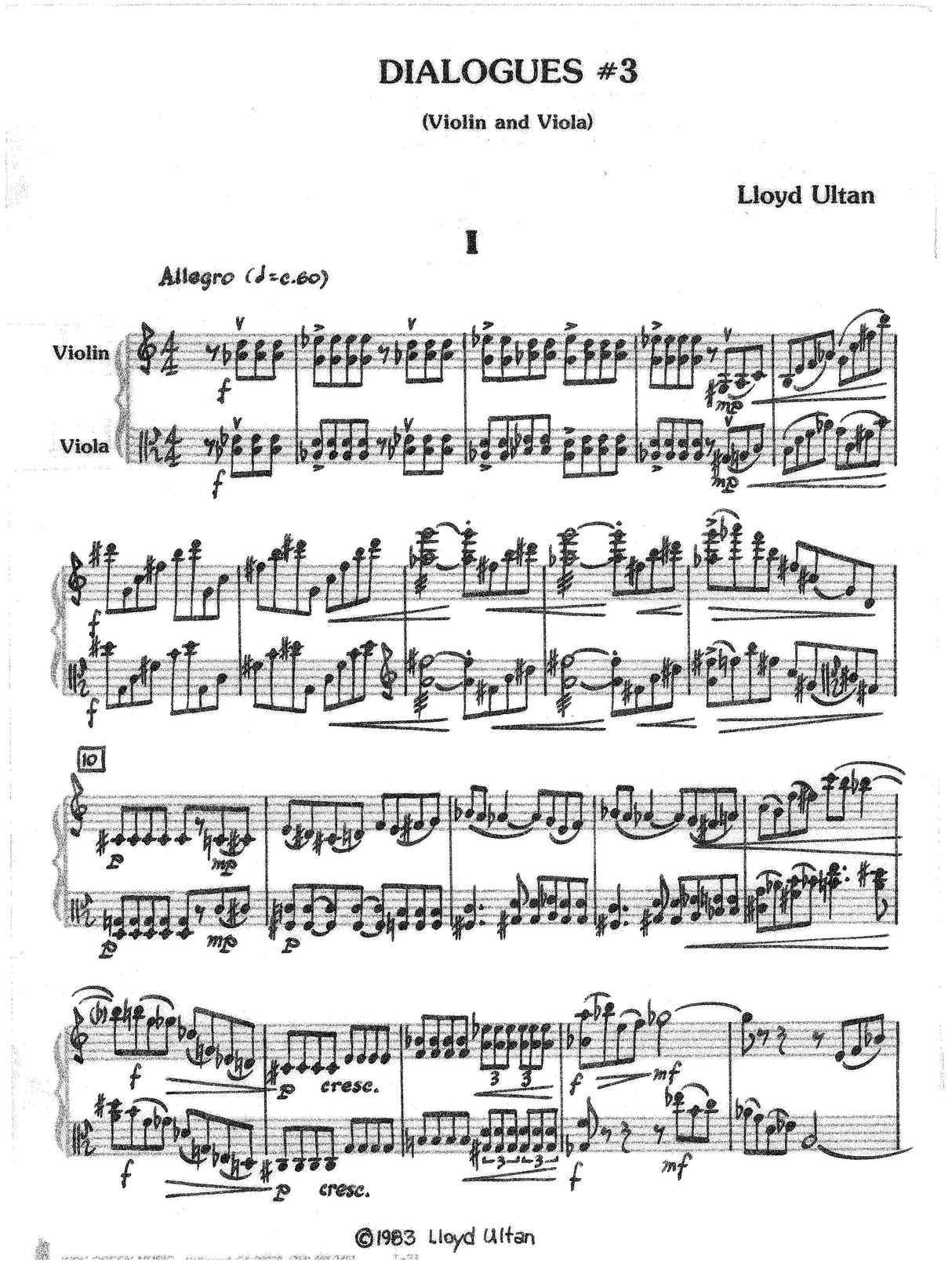 Ultan: Dialogues No. 3