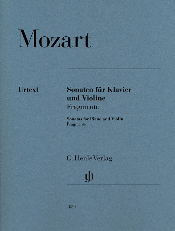 Mozart: Violin Sonatas - Fragments
