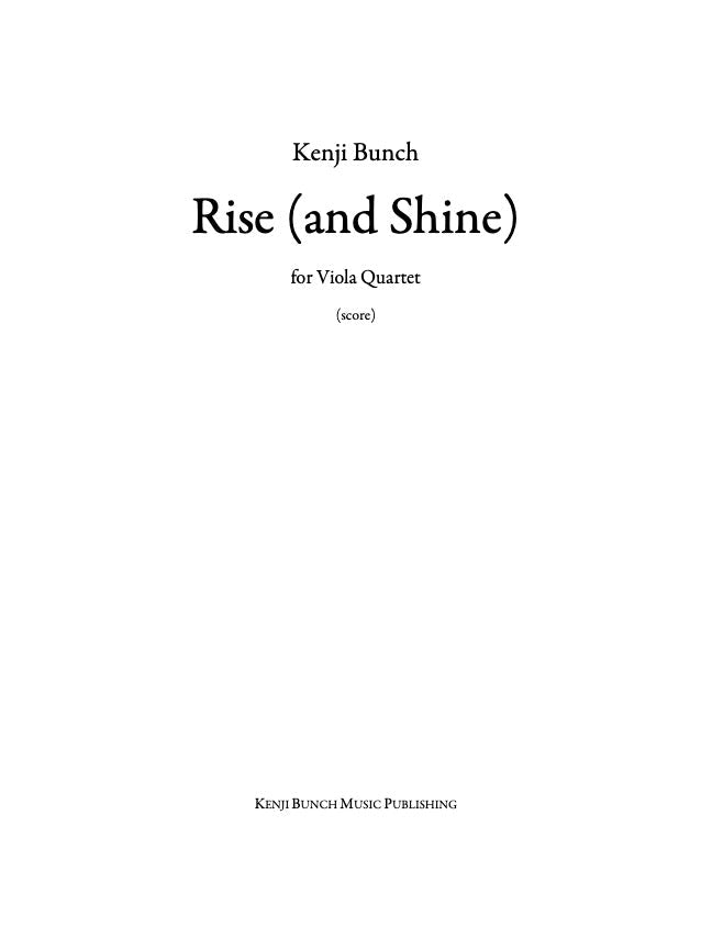 Bunch: Rise (And Shine)