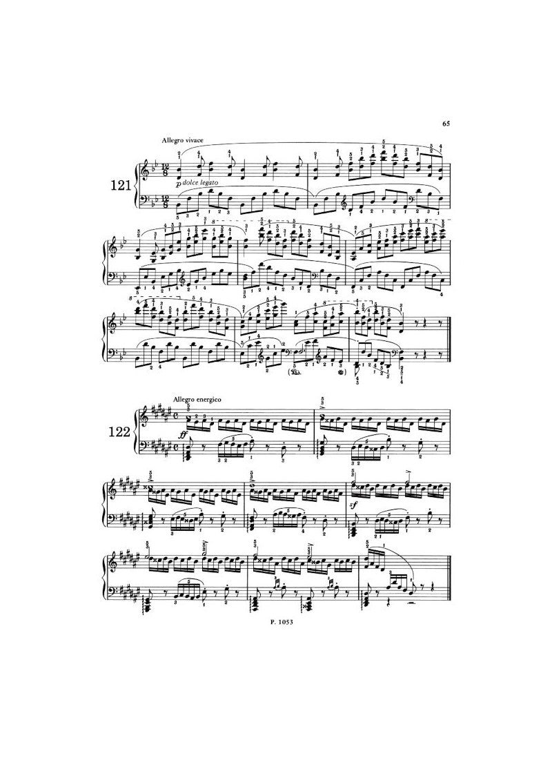 Czerny: 160 Eight-Measure Studies, Op. 821