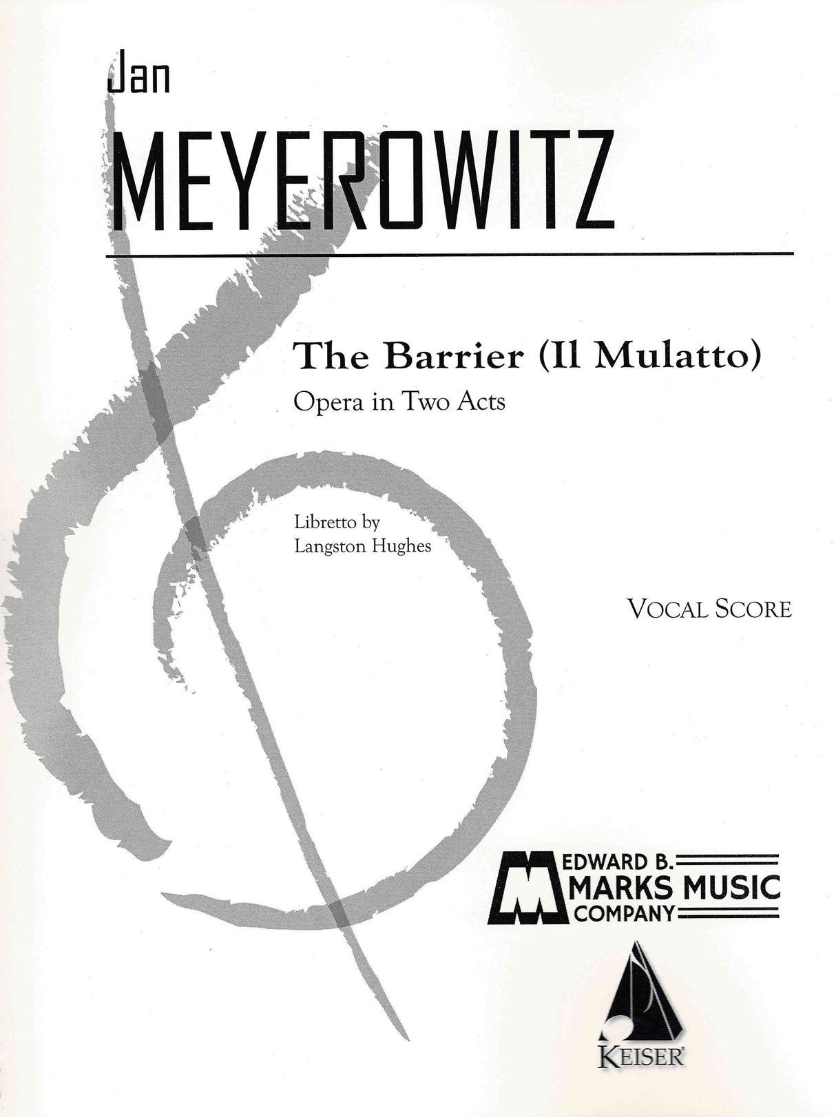 Meyerowitz: The Barrier (Il Mulatto)