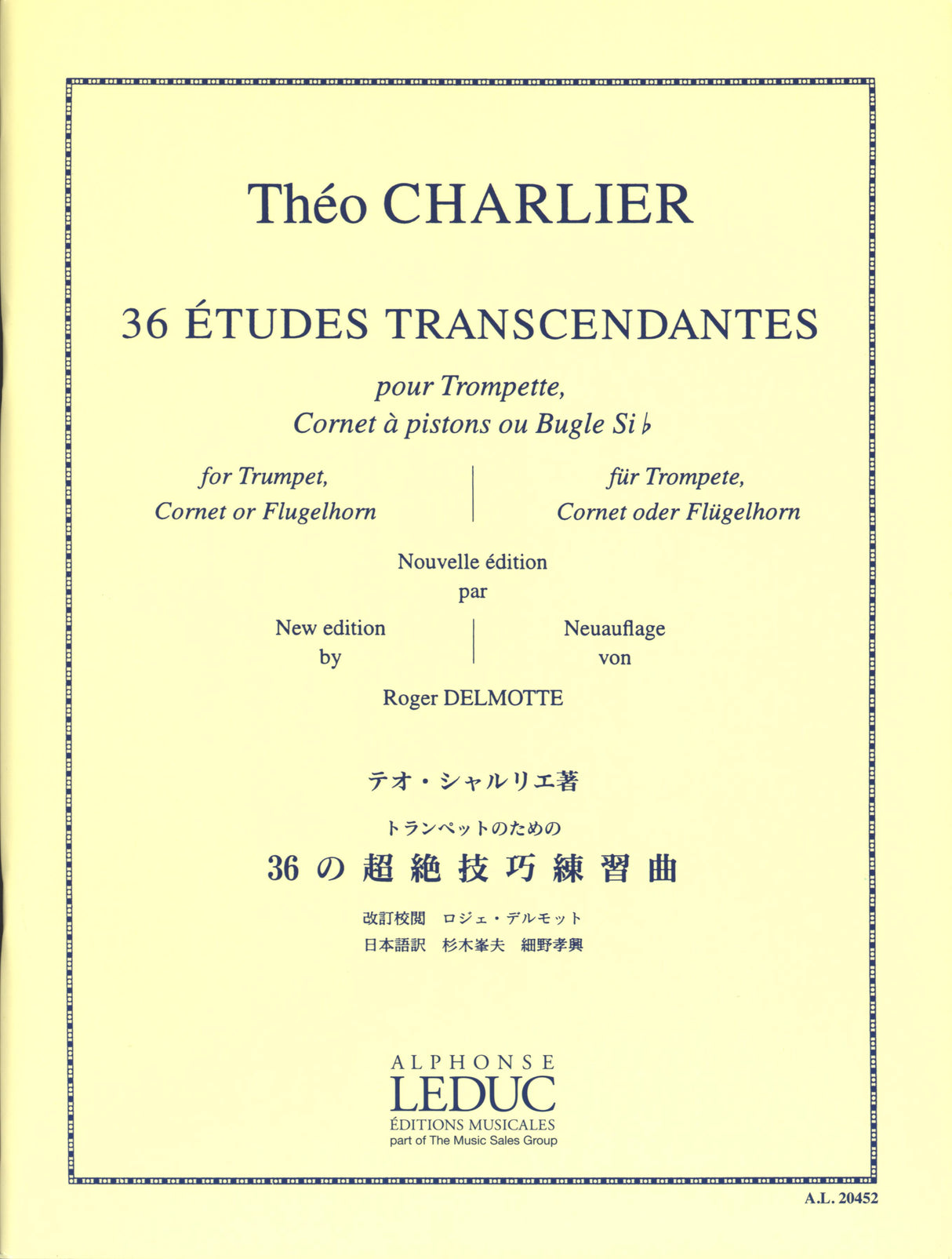 Charlier: 36 Transcendental Etudes