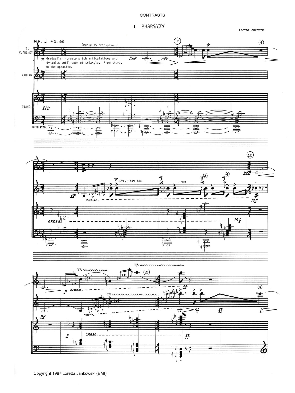 Jankowski: Contrasts