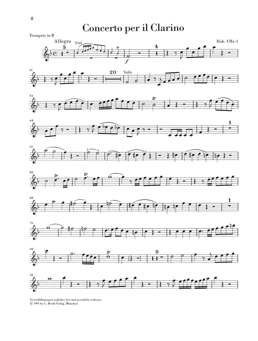 Haydn: Trumpet Concerto in E-flat Major, Hob. VIIe:1