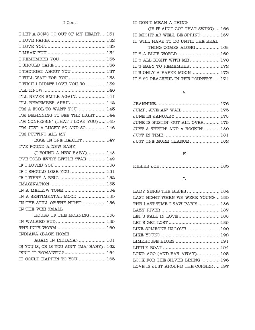 The Real Vocal Book – Volume I