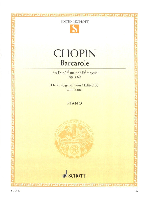 Chopin: Barcarolle in F-sharp Major, Op. 60