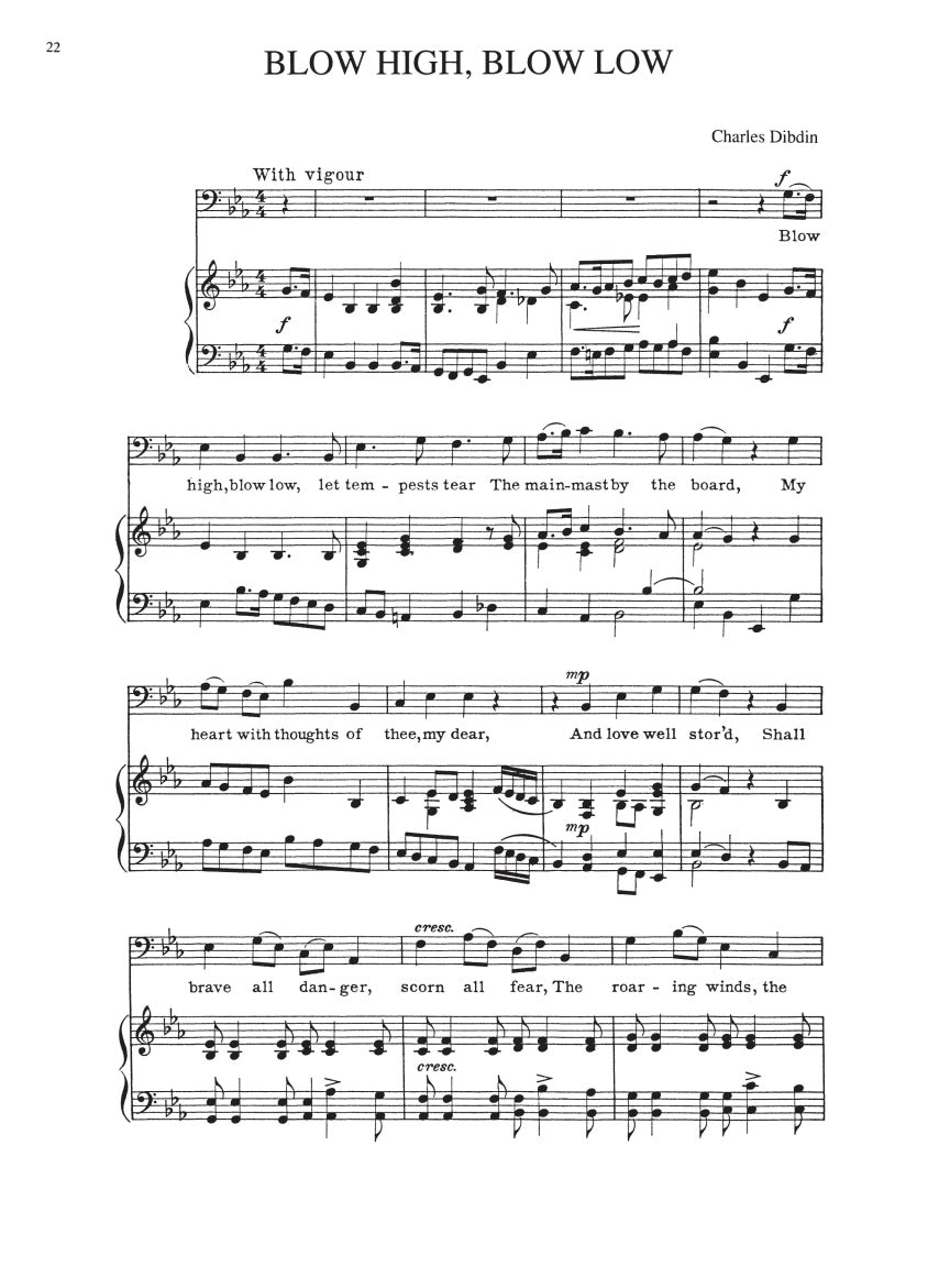 The First Book of Baritone/Bass Solos