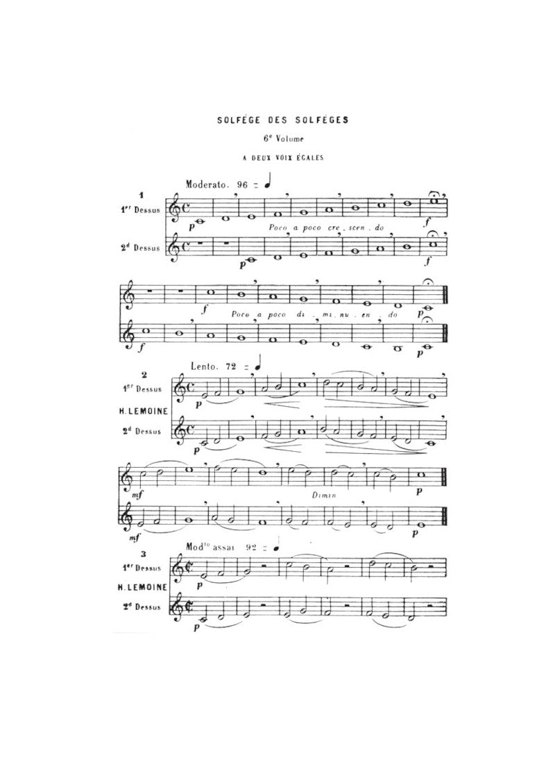 Solfège des Solfèges - Volume 6A