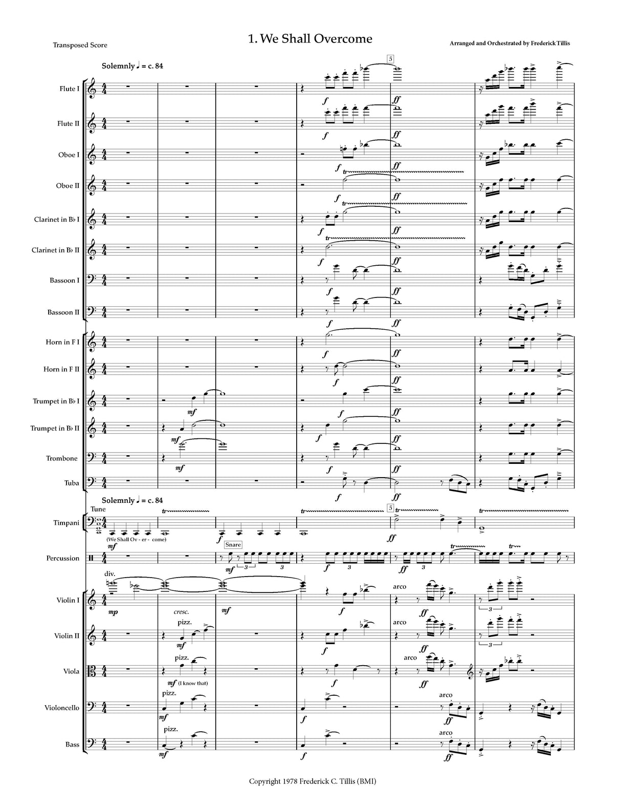 Tillis: Three Symphonic Spirituals