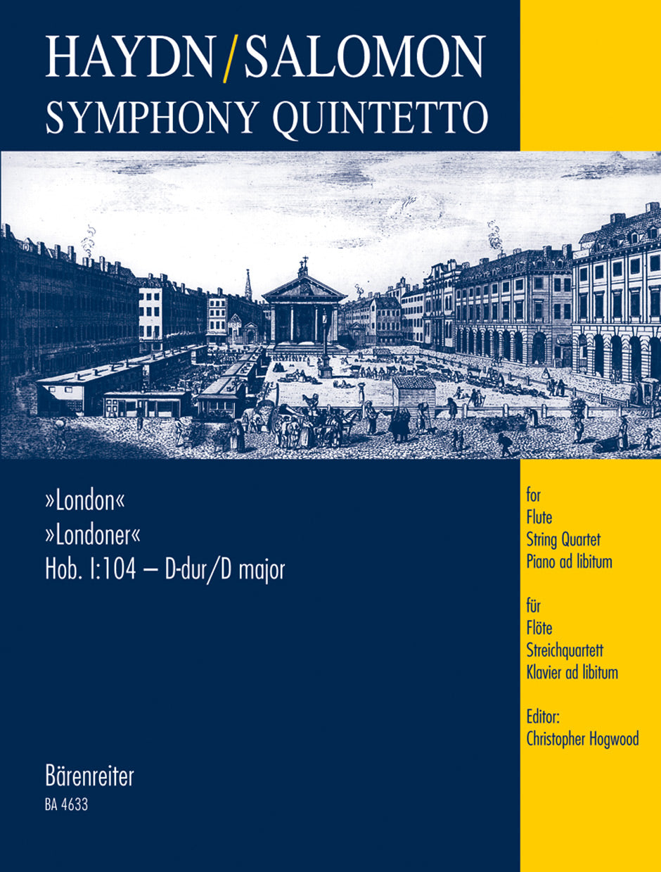 Haydn-Salomon: Symphony Quintetto based on "London" Symphony No. 12, Hob. I:104