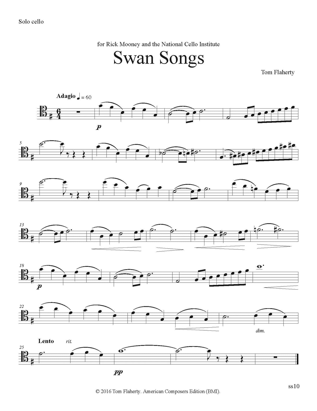 Flaherty: Swan Songs