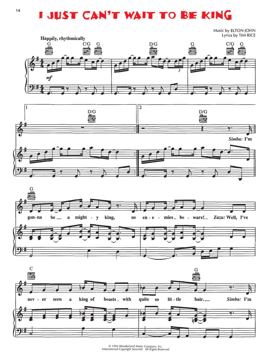 The Lion King - Original Songs