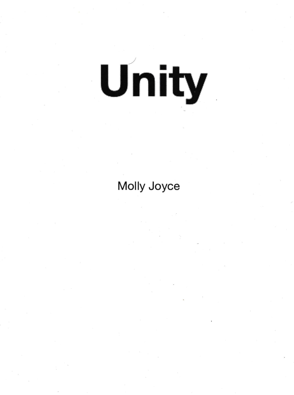 Joyce: Unity