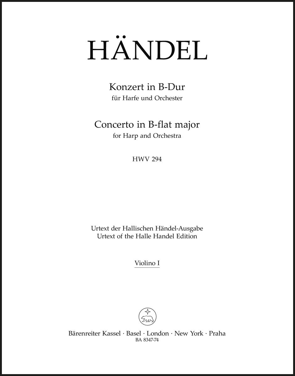 Handel: Harp Concerto in B-flat Major, HWV 294, Op. 4, No. 6