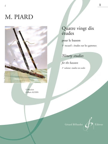 Piard: 90 Studies for the Basson - Volume 1 (Nos. 1-30)
