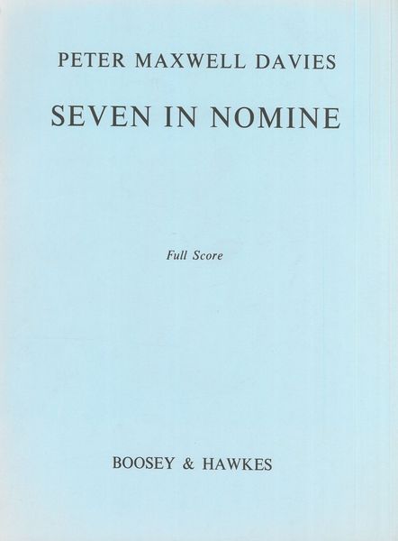 Davies: Seven in Nomine