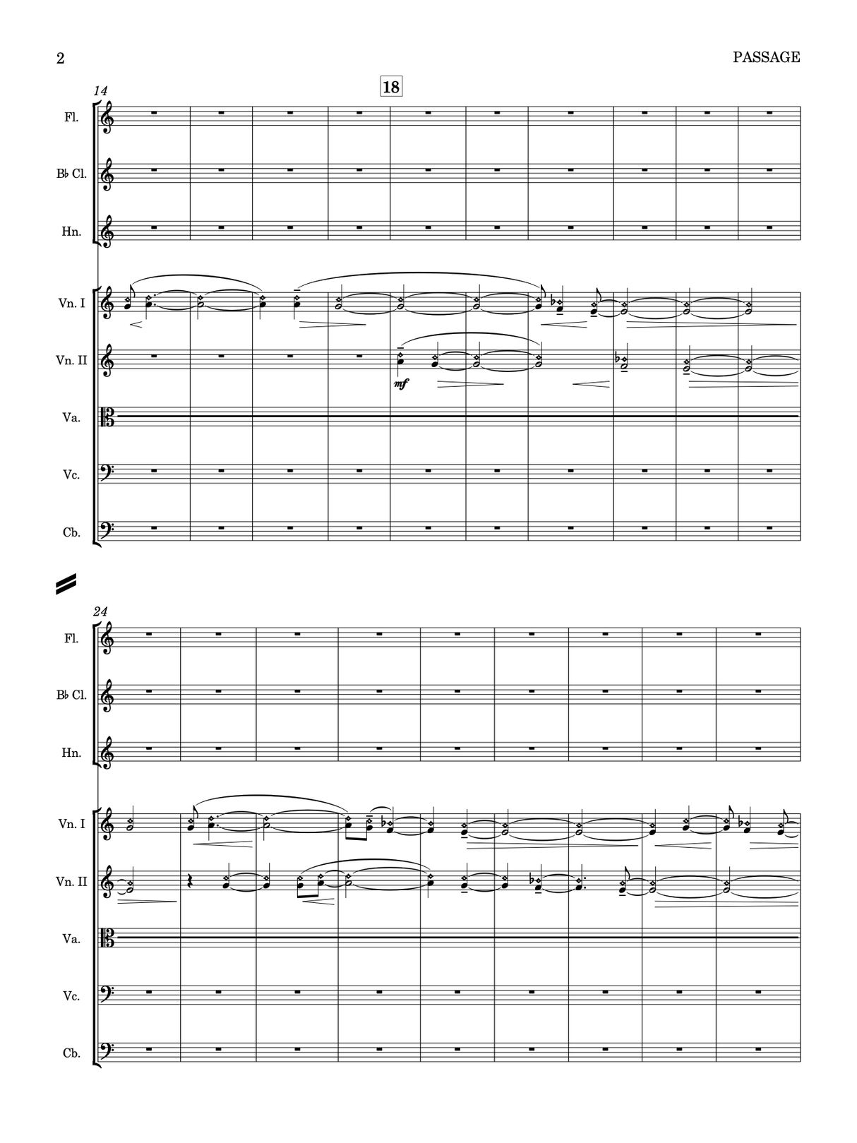 Montgomery: Passage (Version for Chamber Ensemble)