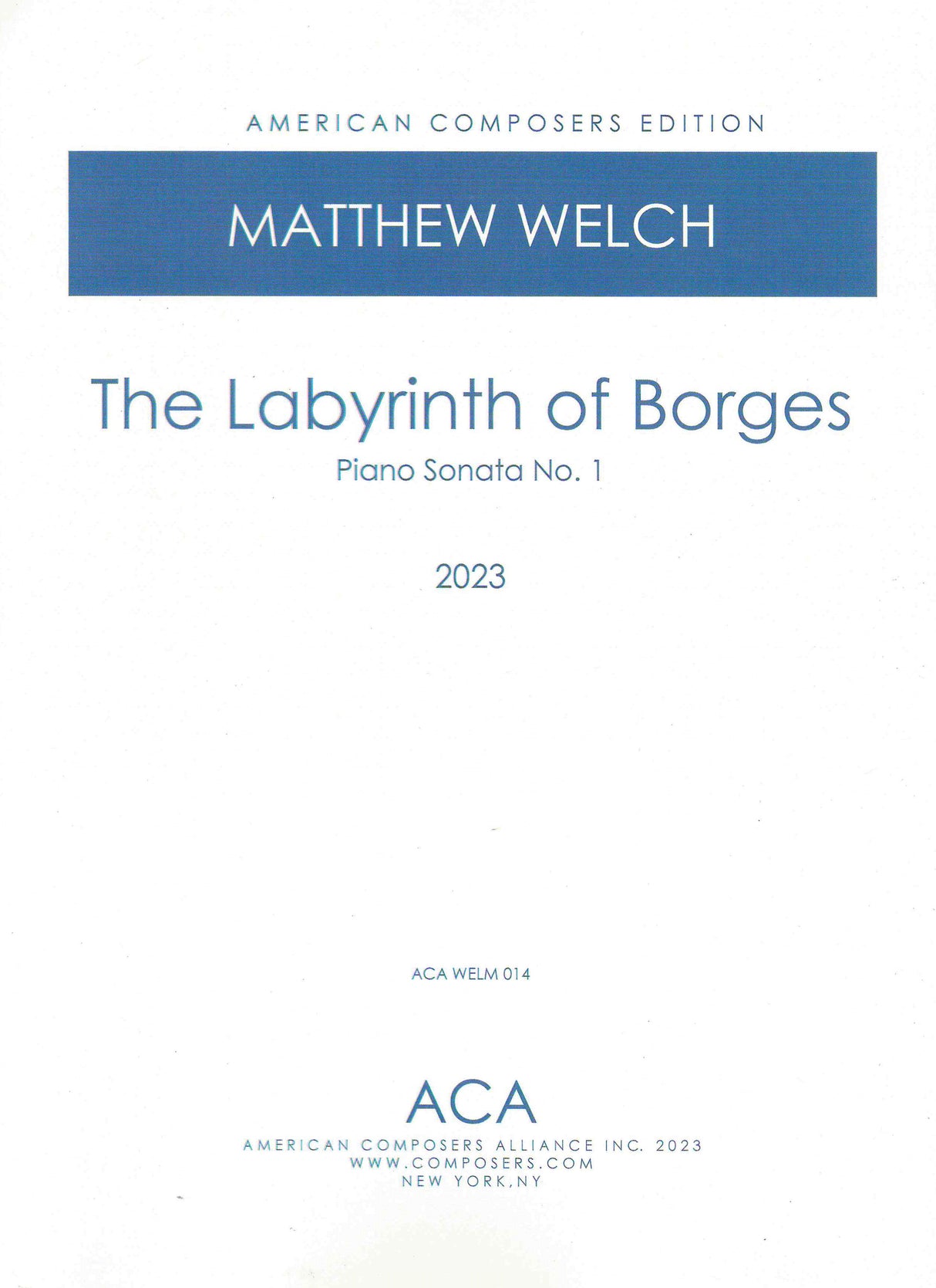 Welch: The Labyrinth of Borges