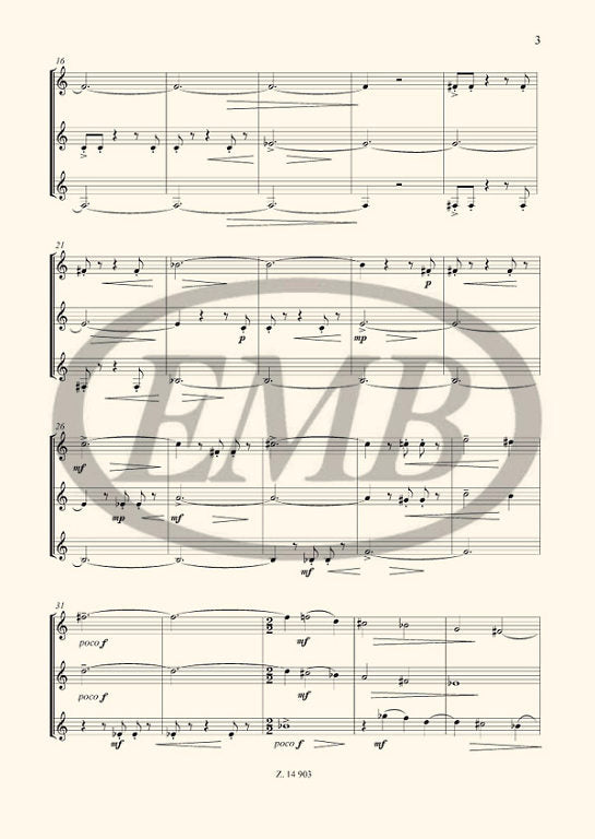 Kocsár: Echoes No. 3