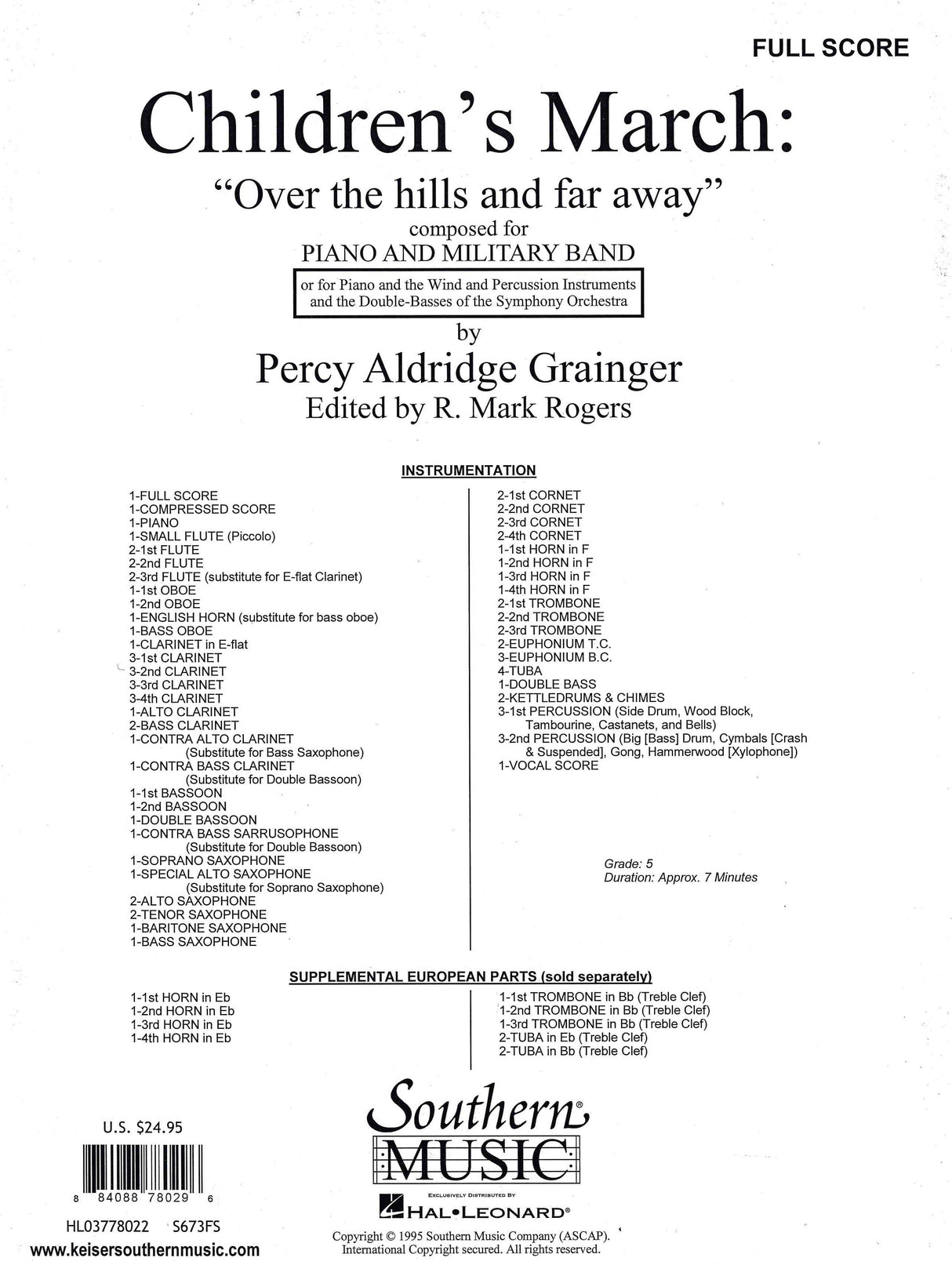 Grainger: Children's March - Over the Hills and Far Away
