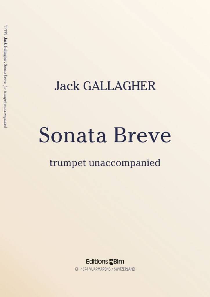 Gallagher: Sonata Breve (Version for Trumpet)