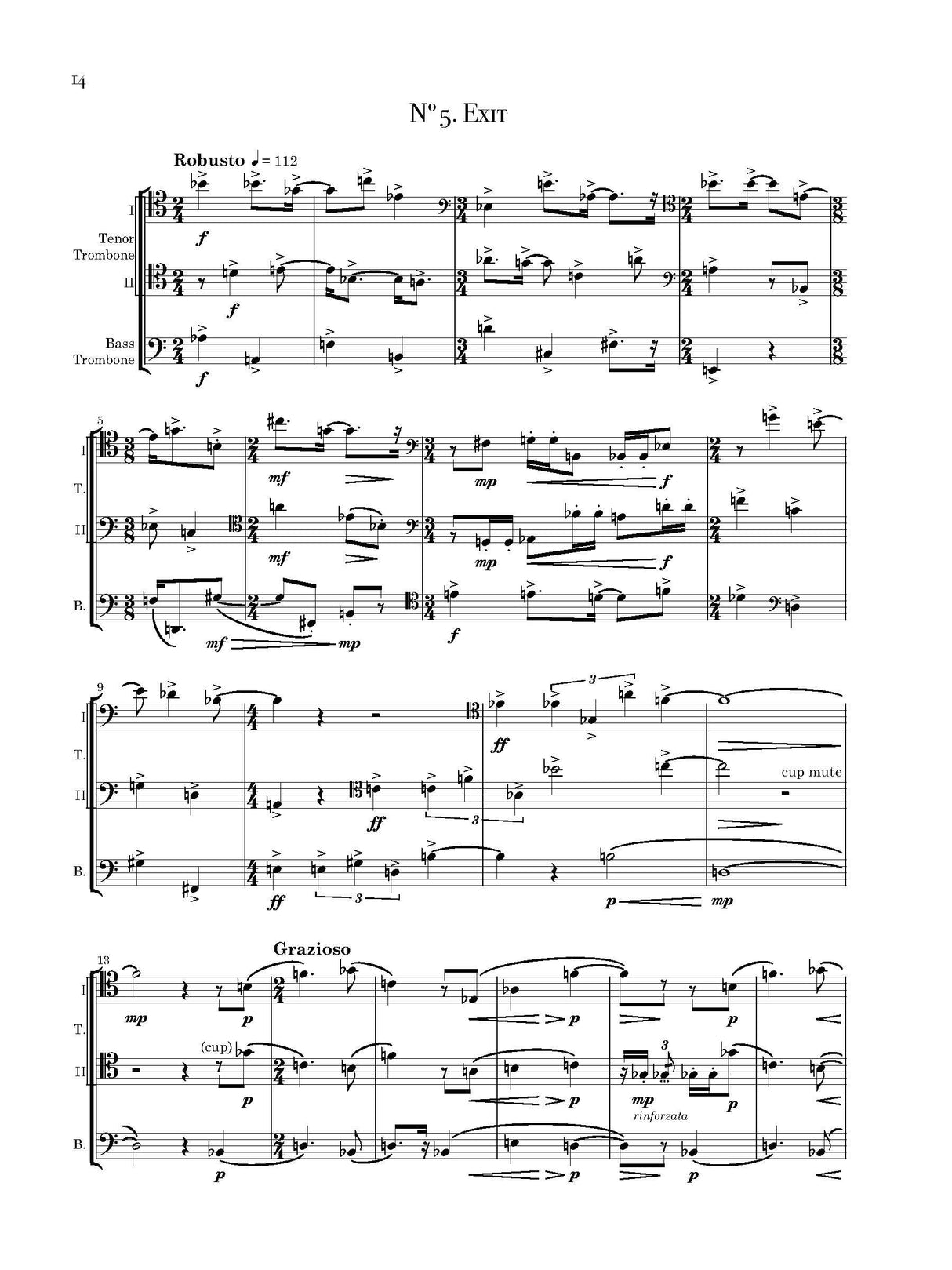 Mecionis: Suite for 3 Trombones