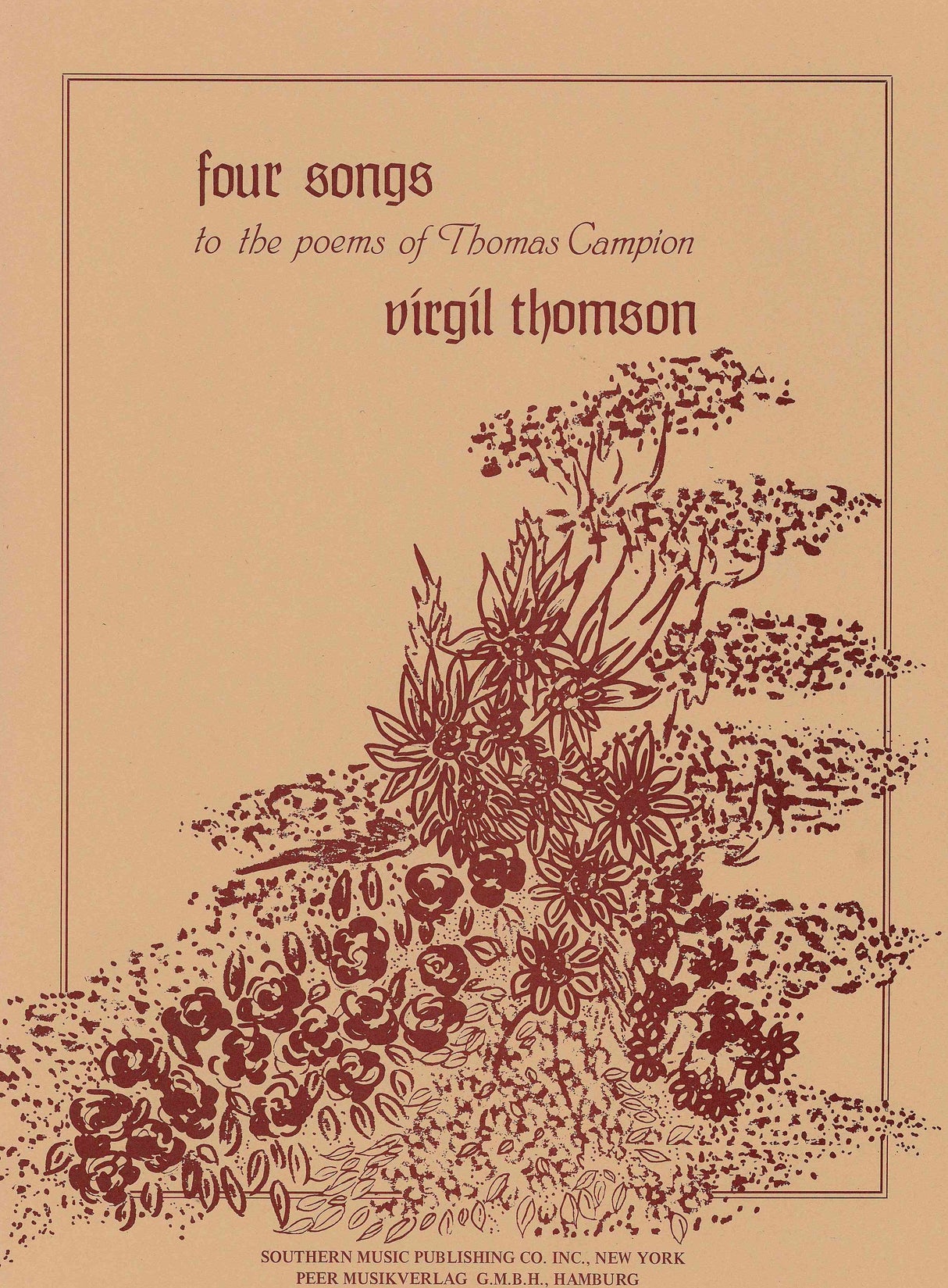 Thomson: Four Songs to the Poems of Thomas Campion
