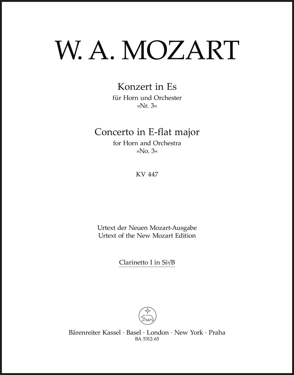 Mozart: Horn Concerto No. 3 in E-flat Major, K. 447