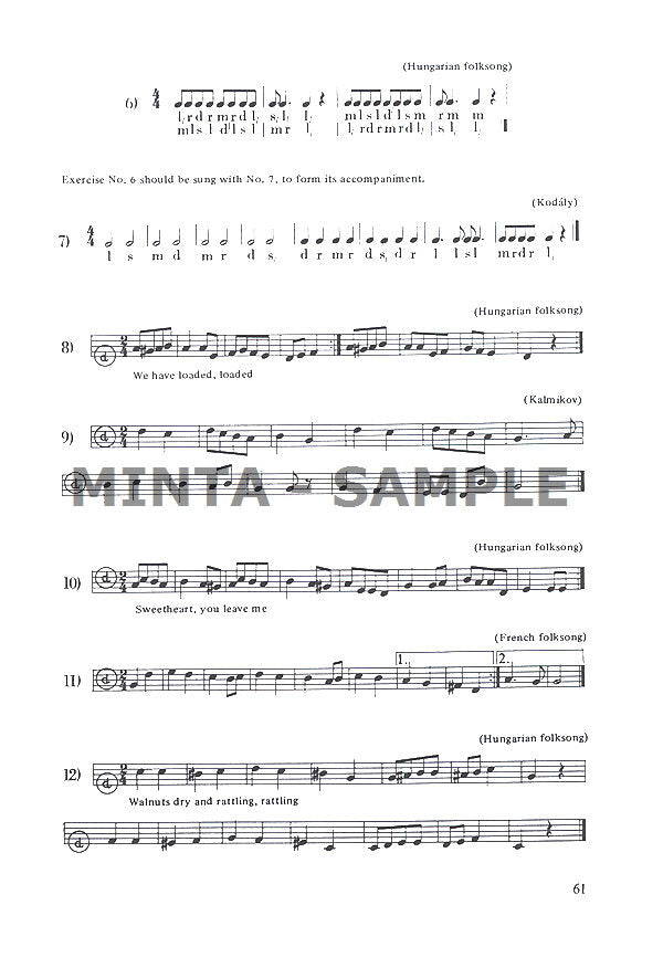 Musical Reading and Writing: Pupil's Book - Volume 1