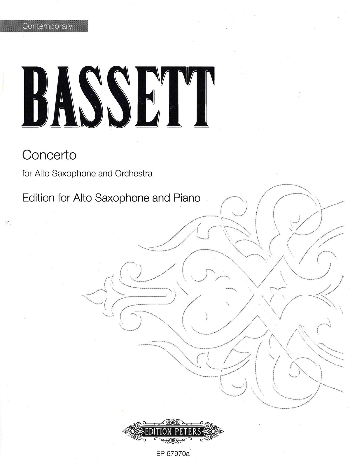 Bassett: Concerto for Alto Saxophone and Orchestra