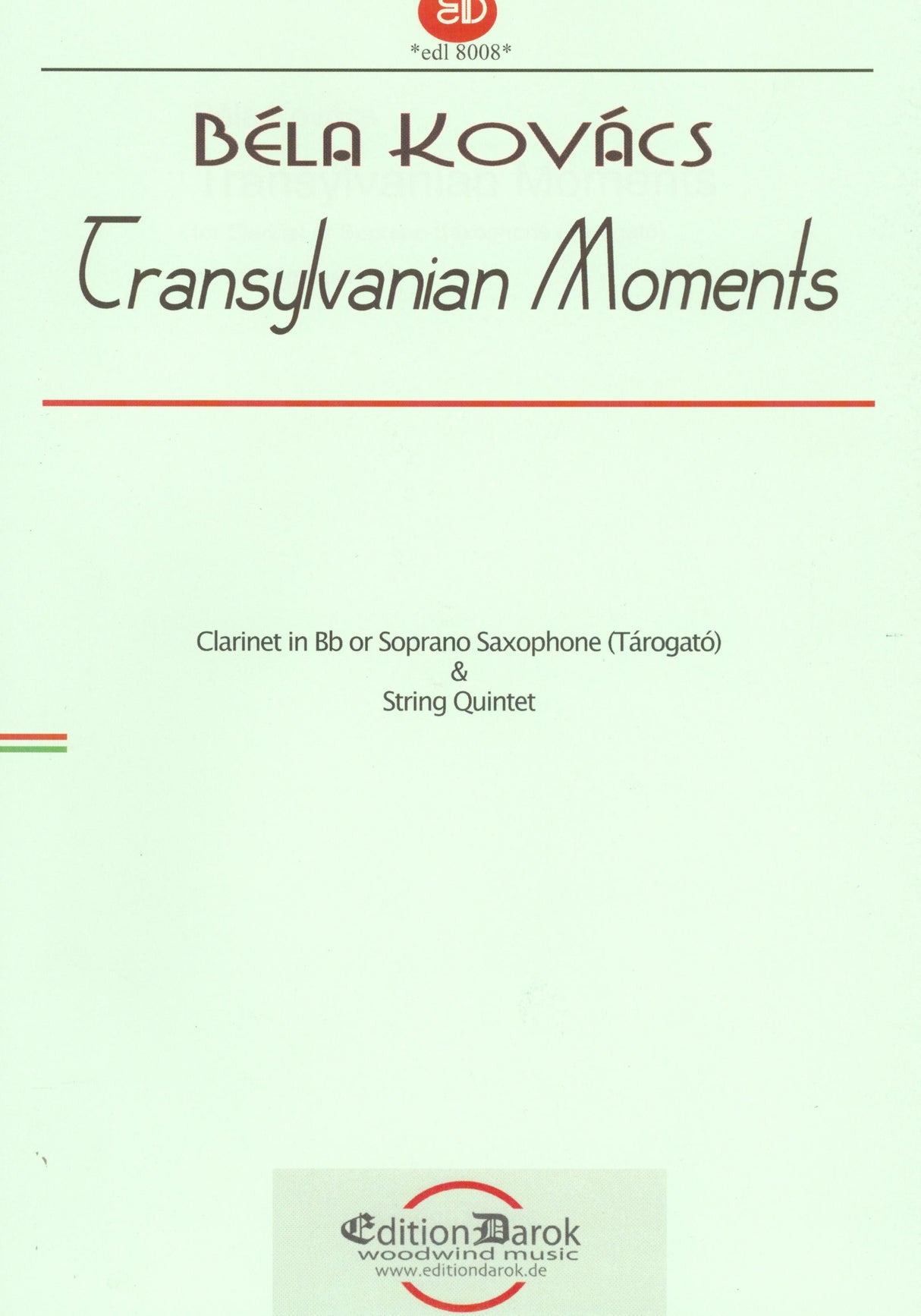 Kovács: Transylvania Moments