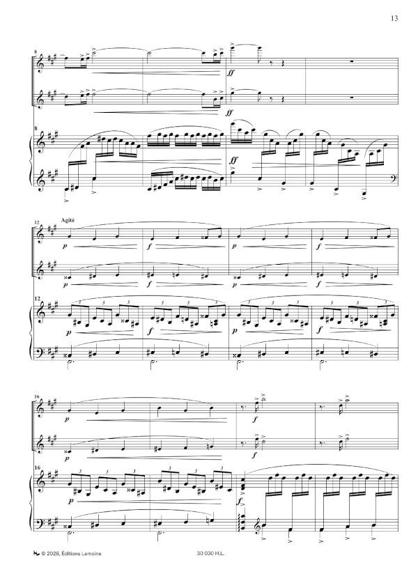 Ravel: Sonatina (arr. for 2 flutes & piano)