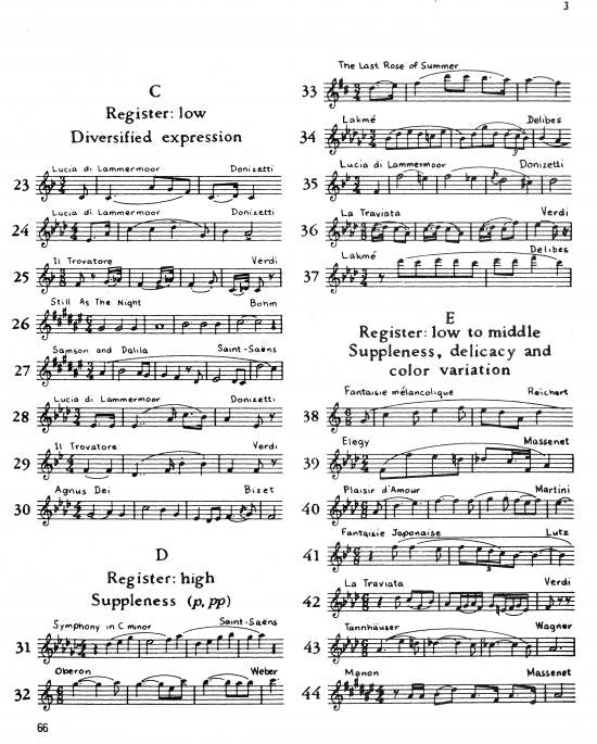 Moyse: Tone Development Through Interpretation