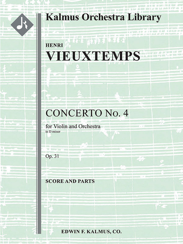 Vieuxtemps: Violin Concerto No. 4 in D Minor, Op. 31