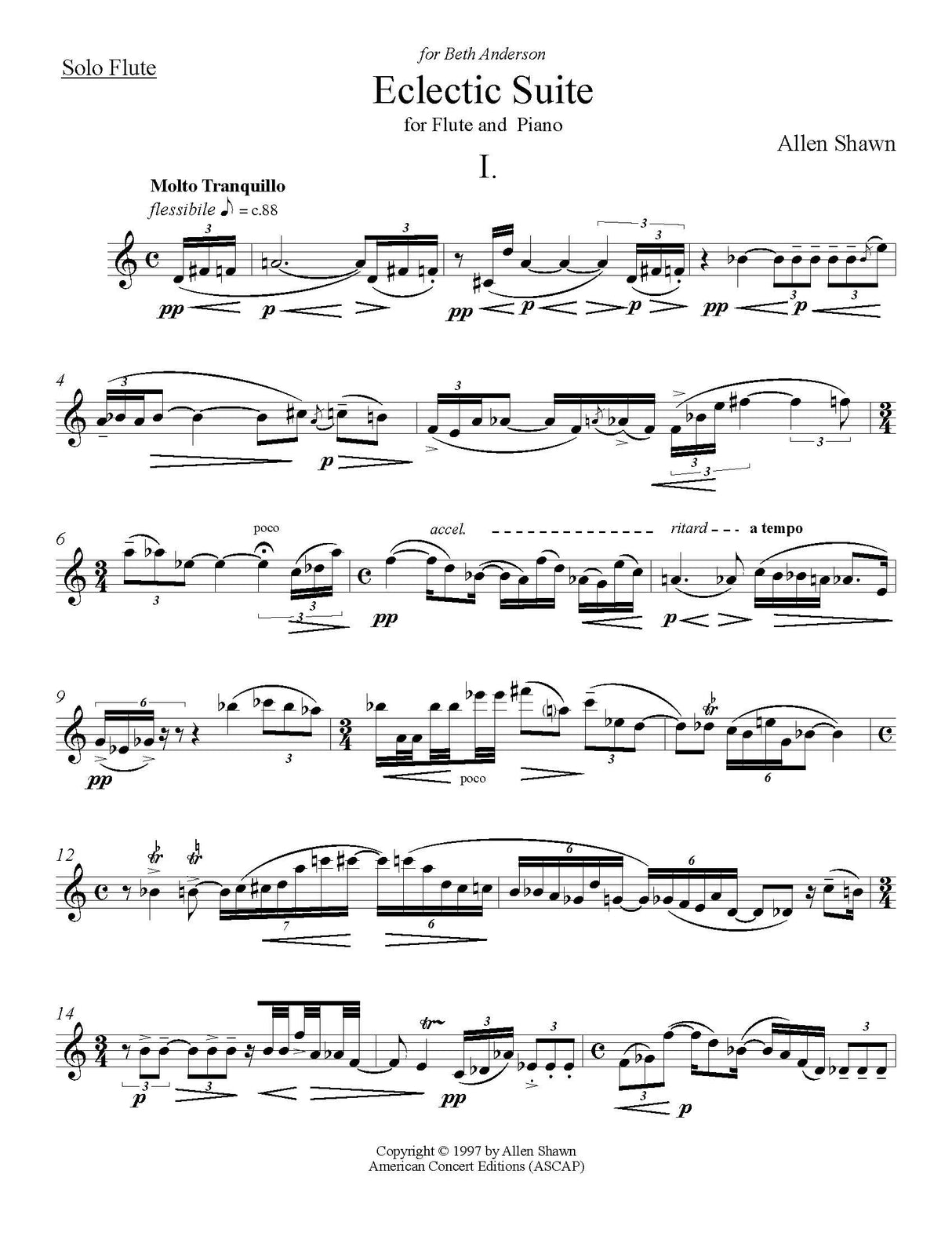 Shawn: Eclectic Suite