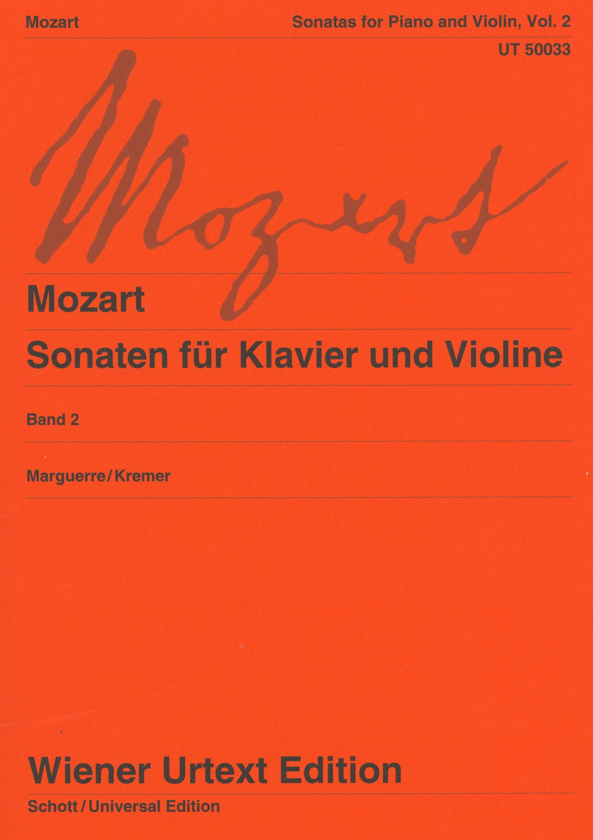 Mozart: Violin Sonatas - Volume 2 – Ficks Music