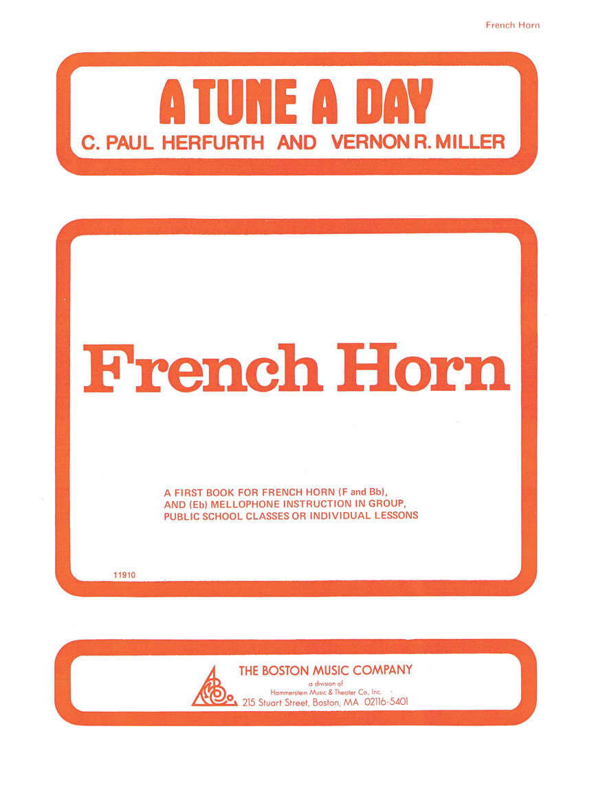 A Tune a Day – French Horn - Book 1