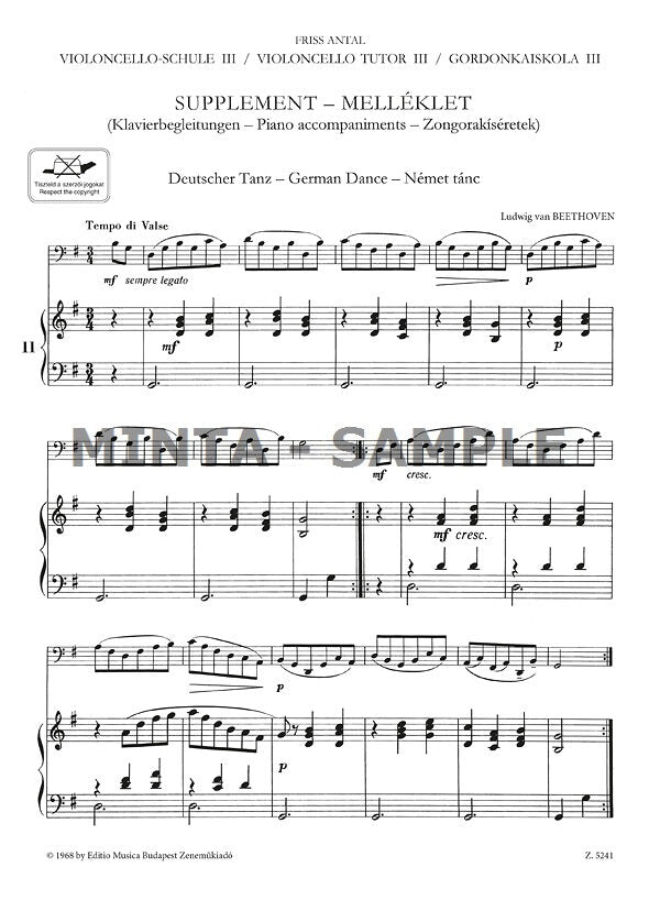 Cello Tutor - Volume 3