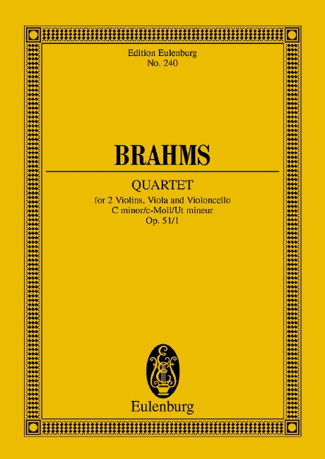 Brahms: String Quartet in C Minor, Op. 51, No. 1