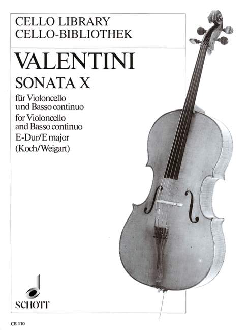 Valentini: Cello Sonata No. 10