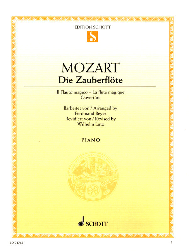 Mozart: Overture to The Magic Flute (arr. for piano)
