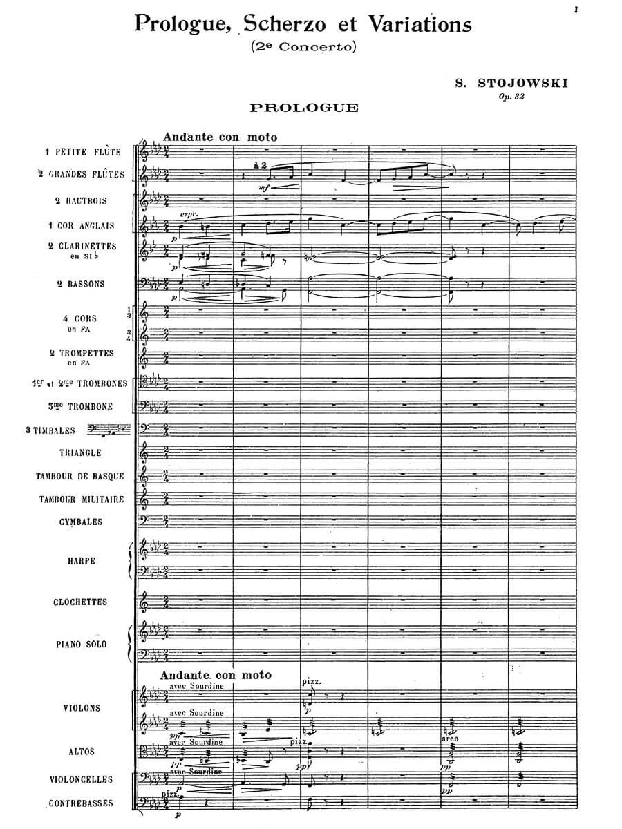 Stojowski: Piano Concerto No. 2 in A-flat Major, Op. 32