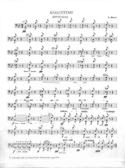 Bizet: Andantino, Op. 22