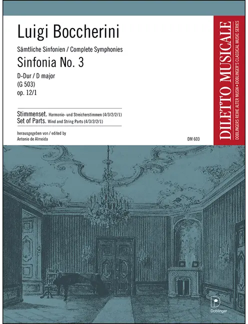 Boccherini: Sinfonia No. 3 in D Major, G 503, Op. 12, No. 1
