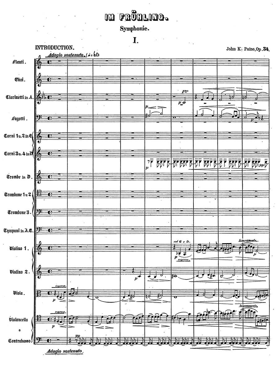 Paine: Symphony No. 2 in A Major, Op. 34