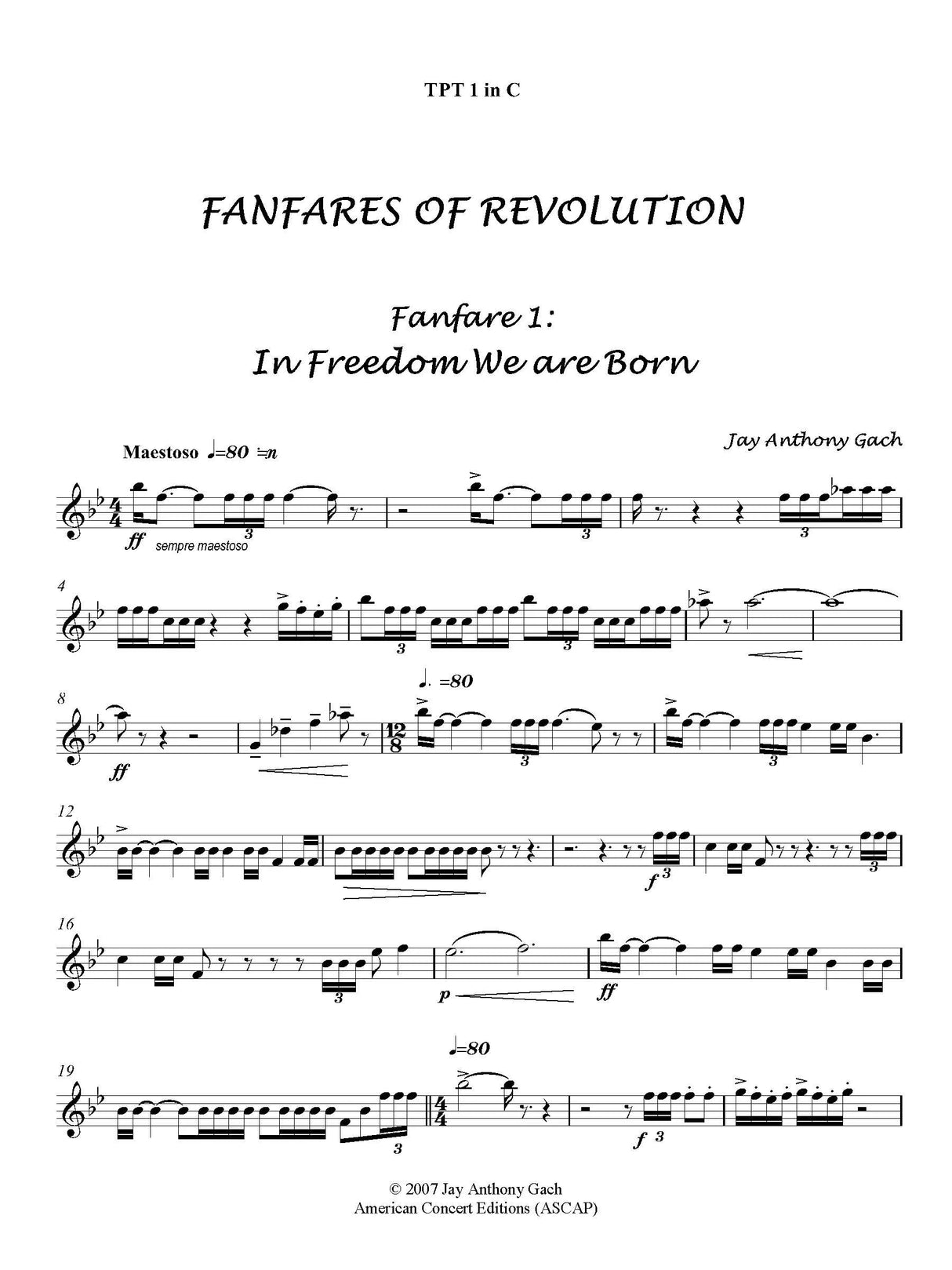 Gach: Fanfares of Revolution